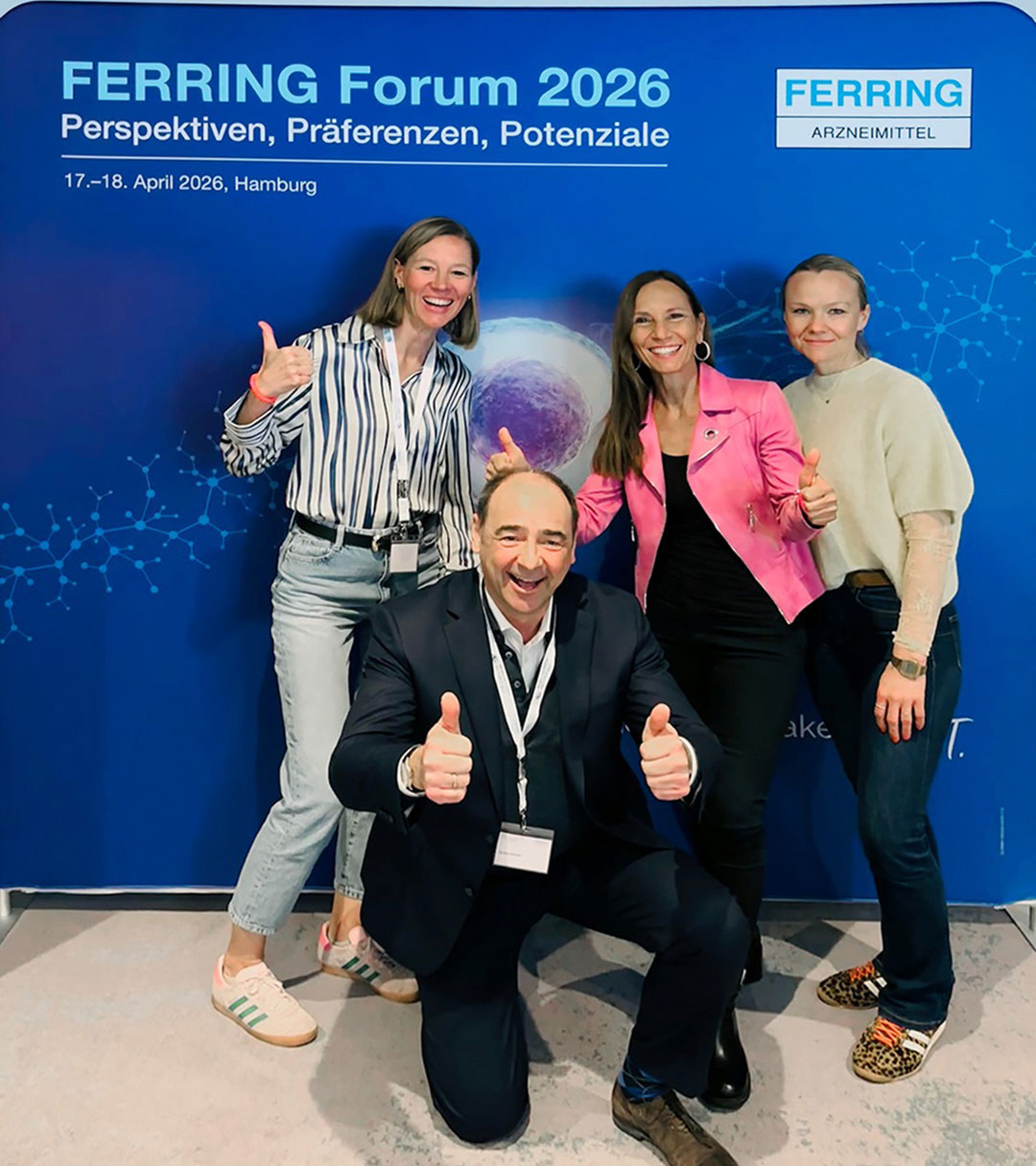 Fortbildung, Austausch und neue Impulse für unsere tägliche Arbeit: Am vergangenen Wochenende war unser Team beim 14. FERRING Forum für Fertilität in Hamburg vertreten.